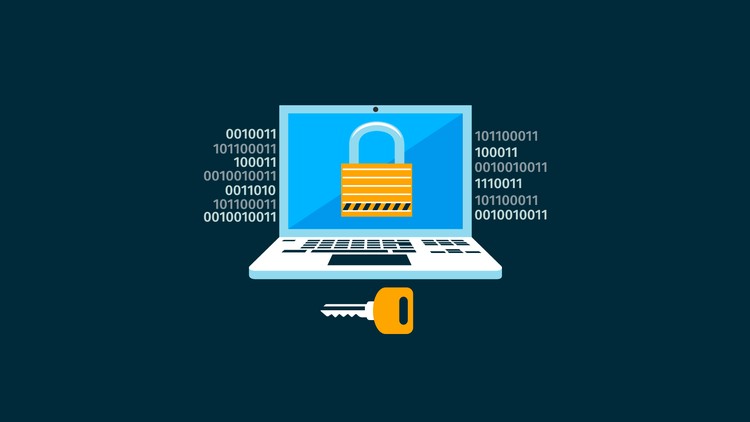 computer security with lock and key